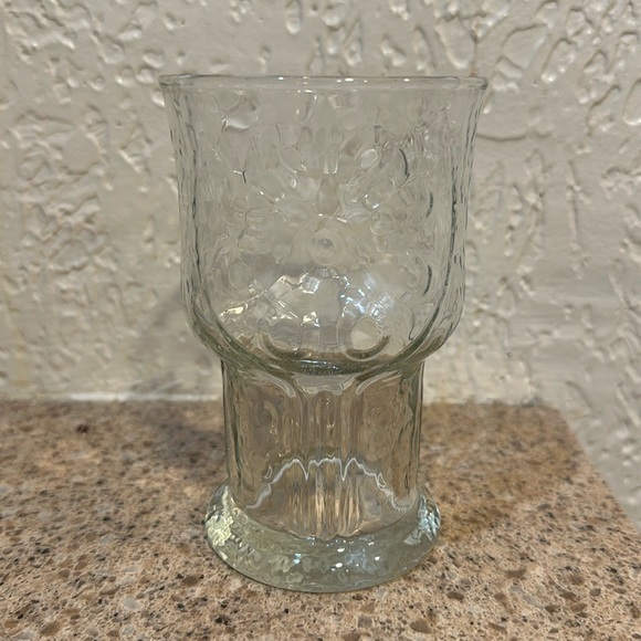 Vintage Libbey Clear Country Garden Daisy Juice Glass - Picture 1 of 4